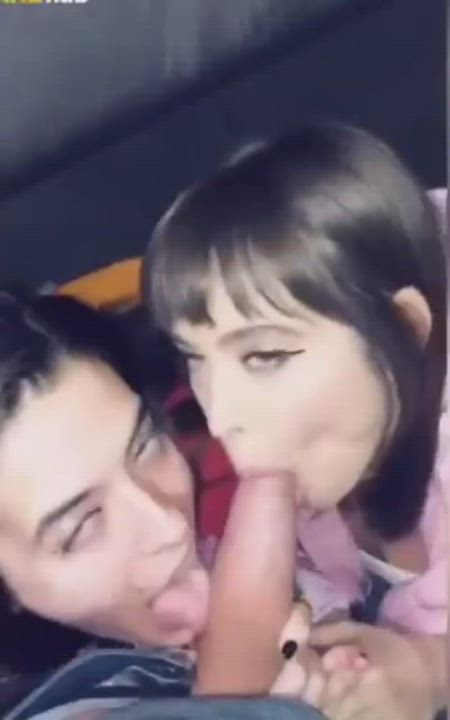Big cock for 2 girls - free porn video