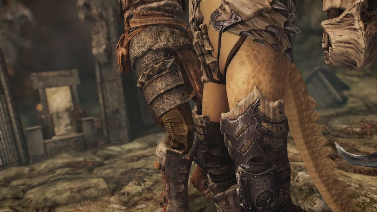 Dovahkiin Wandered Into The Wrong Dungeon - free porn video