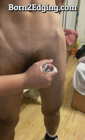 He wants me edging him after his handjob - free porn video