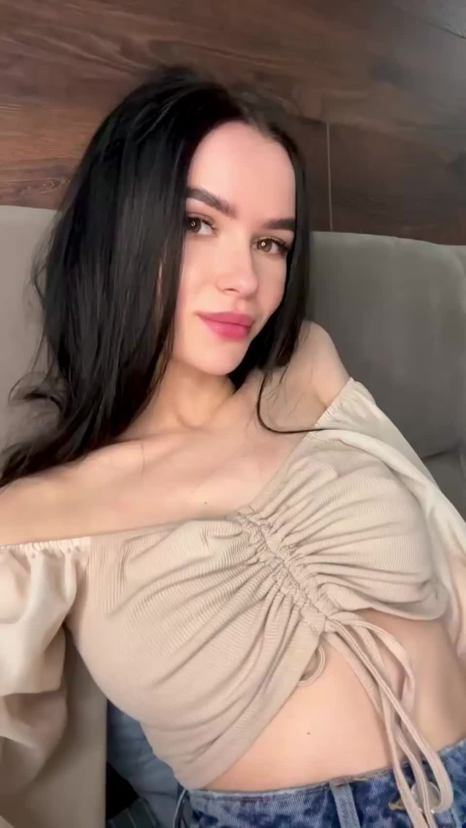 Natural boobs are better for squeezing then fake. Here's the proof - free porn video