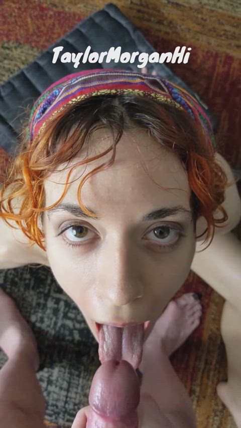 Love the taste of cum on my tongue - free porn video
