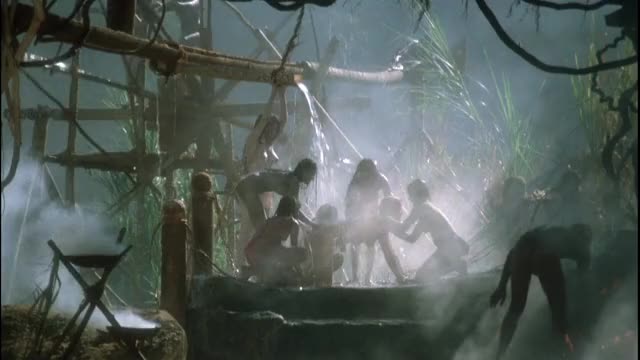 Bo Derek Tarzan (1981) "Damn, they're washing me just like a horse!" - free porn video