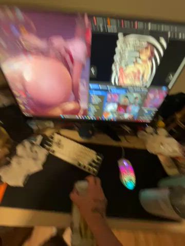 Gooning to wallpaper engine - free porn video