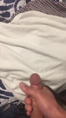 Amateur Cock Cum release after work - free porn video