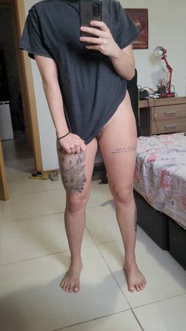 Wondering what people think of my trimmed pussy - free porn video