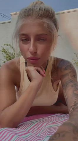Rooftop, Sun and Tits - a secret formula for an amazing day ☀️ - free porn video