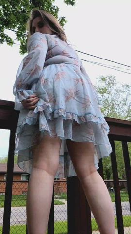 Casually flashing my neighbors - free porn video