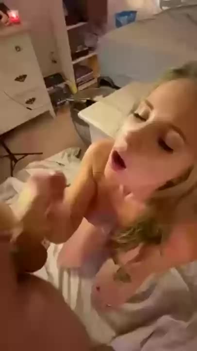 Hottie Gets a Big Facial - free porn video