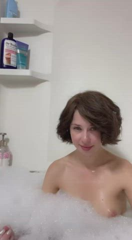 Will you join me? 🫧😉 - free porn video