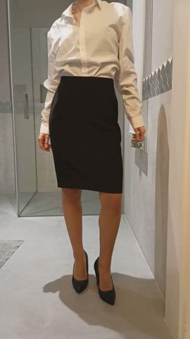 Can I be your sexy secretary...? ;) - free porn video