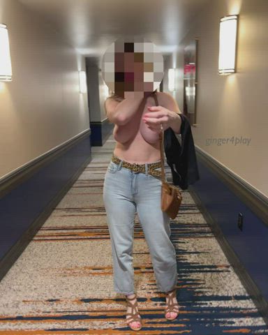 Not sure why I got shy, I'm used to being seen this way [GIF] - free porn video