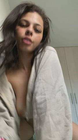 I can't wait to be a young mommy, but I need a brave volunteer to do it - free porn video