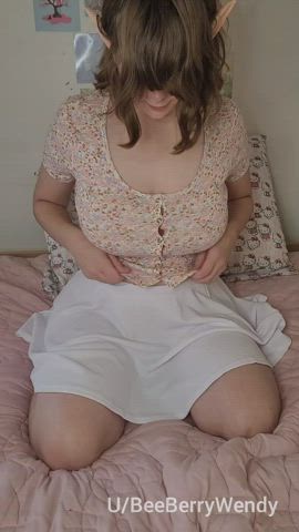 So big my top can barely keep them in - free porn video