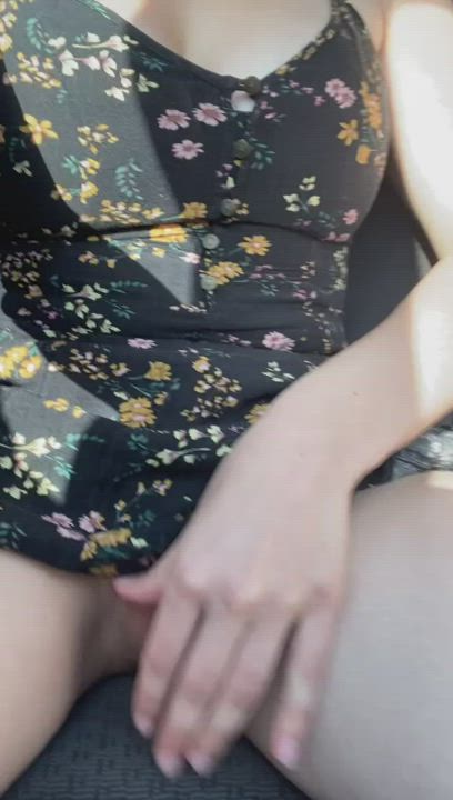 Got horny in the car - free porn video