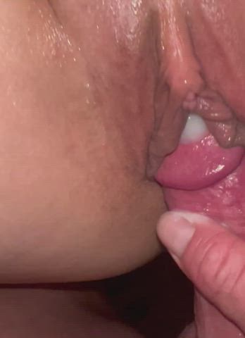 There is no better feeling than warm, creamy cum inside and outside my Squirty cunt - free porn video