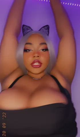 Blasian…Kitty…Titties…Yes OC - free porn video