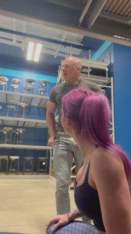 Why he always wants to go shopping with me 😏 - free porn video