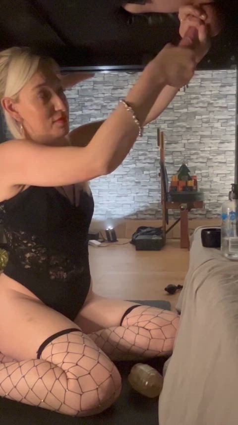 Milked & ruined into a cup on the milking table - free porn video