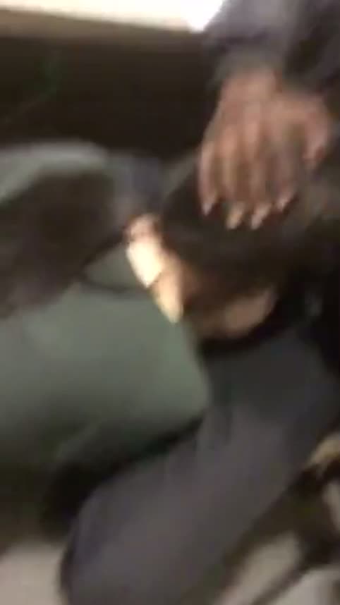 Lost her apartment keys so she sucks security guard for new ones - free porn video