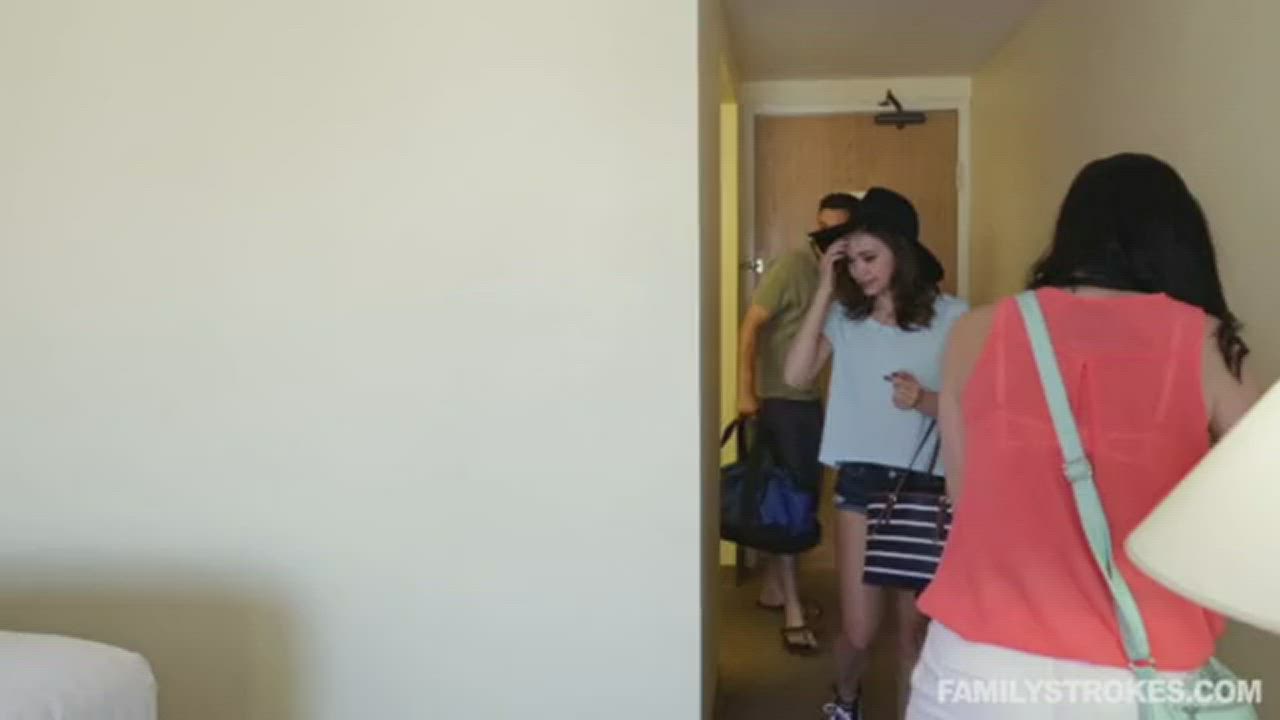 Fucking Stepbro While Mom Sleeps - free porn video