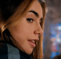Friend’s sister didn’t mind the “accidental” butt grab… [Lily Collins] - free porn video