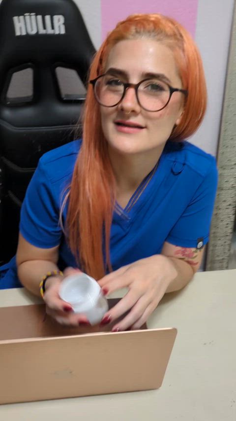Helping A Patient Get Their Sample Out - free porn video