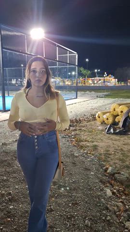 I like to be somewhat daring in public - free porn video