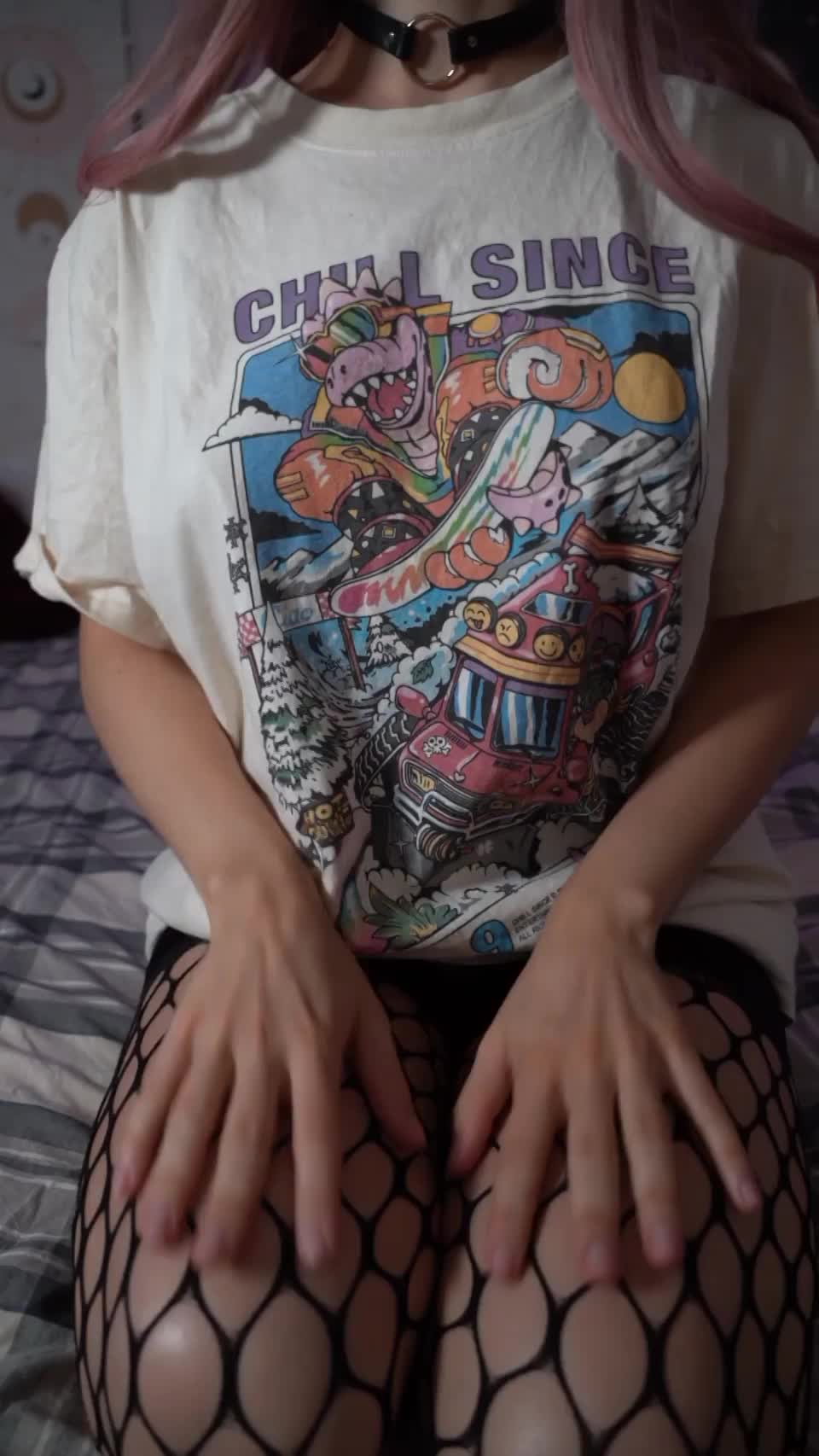 My natural D cups shouldn't be hidden ;) - free porn video