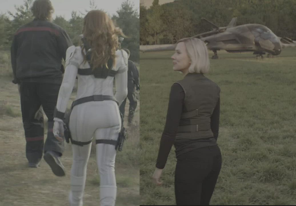Scarlett Johansson should be gangbanged by BBCs while getting her tits squeezed - free porn video