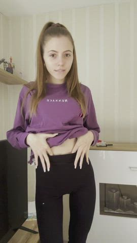 Are girl brunettes with small tits still cute? - free porn video