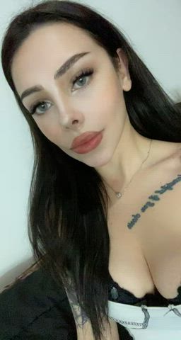This is how my tits will look as i bounce on your cock - free porn video
