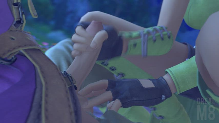 A helping hand from Jade [GreatM8] (Dragon Quest) - free porn video