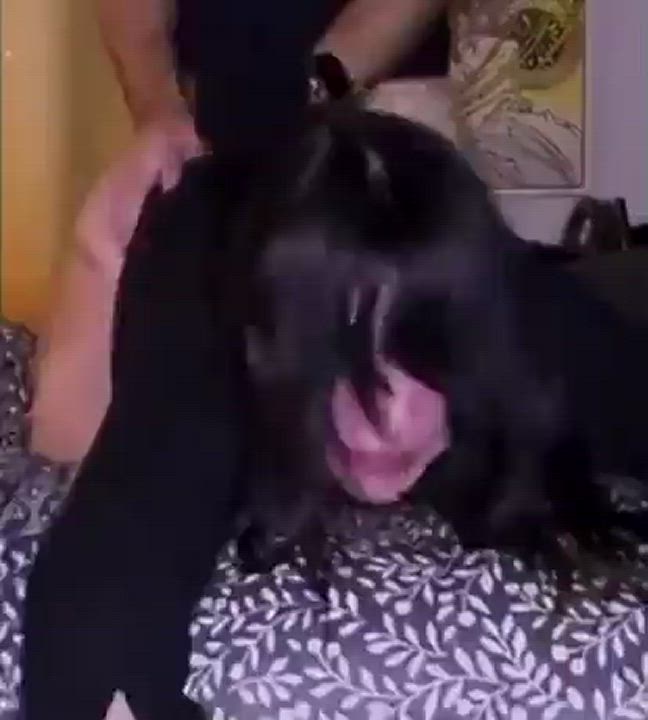 Goth girl begs and screams - free porn video