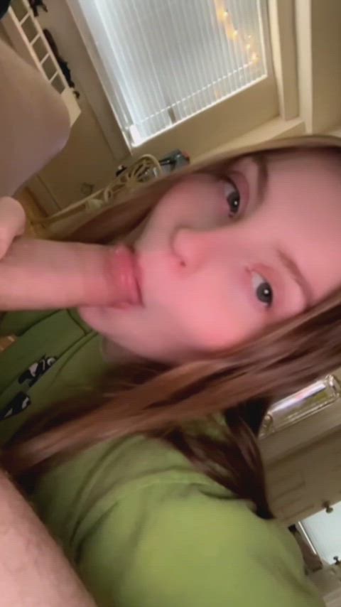 it was my first time ever giving a blowjob - free porn video