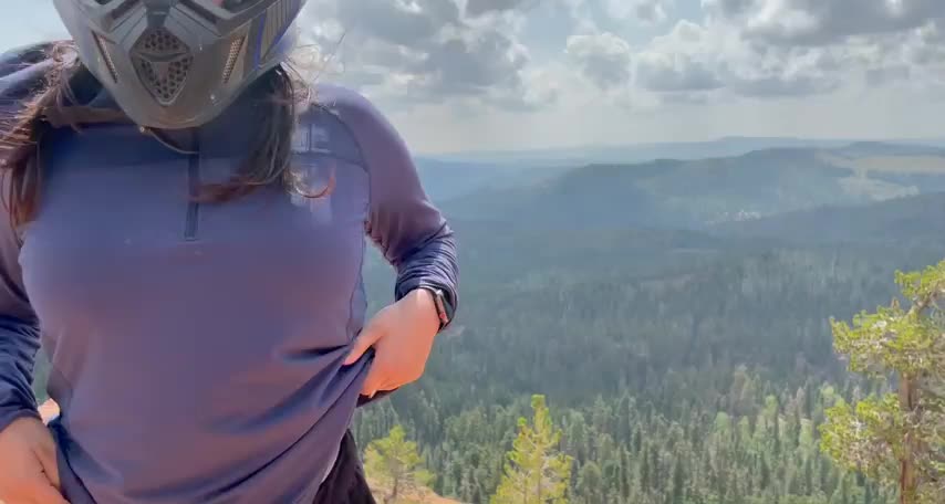 Fun fact: I love flashing just as much as I love mudding [GIF] - free porn video