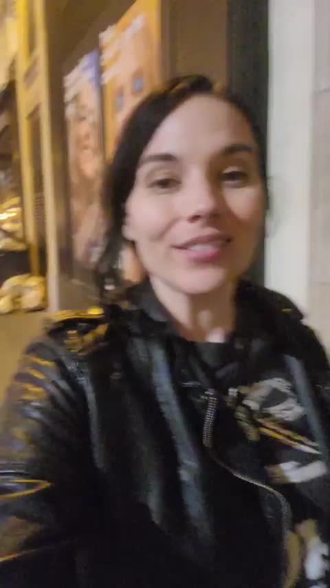 Enjoying the spring air on the walk home last night [GIF] - free porn video