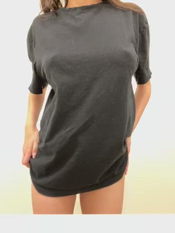 wearing one of my old hookup’s shirts 🫢 - free porn video