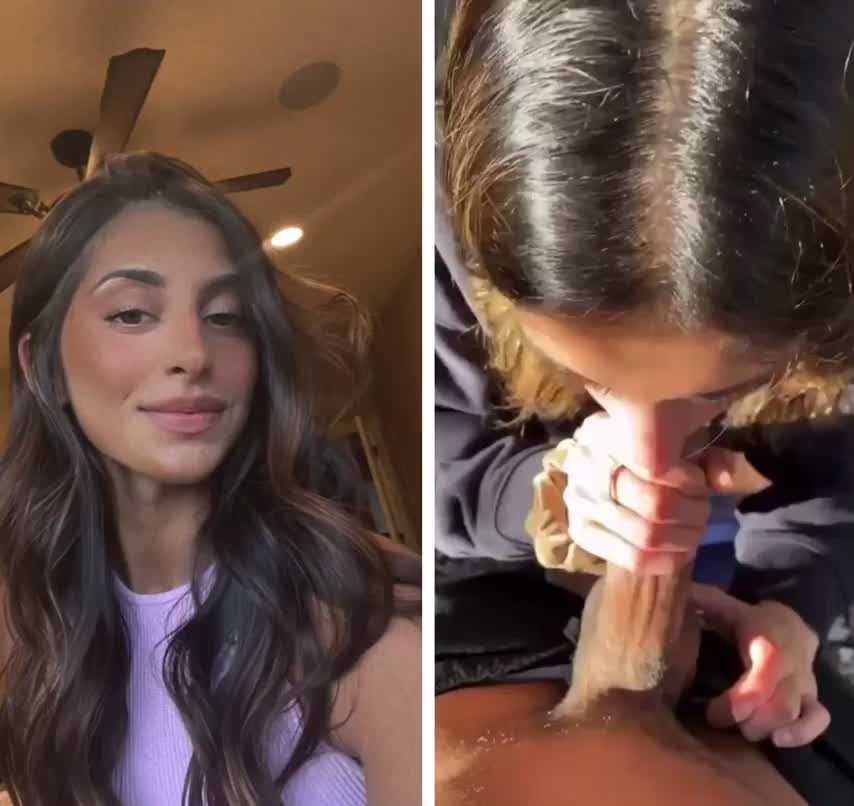 Cute Indian college slut gives a blowjob outside - free porn video