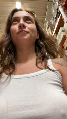 Do you want to make a mess in me or on me in Aisle 3 - free porn video