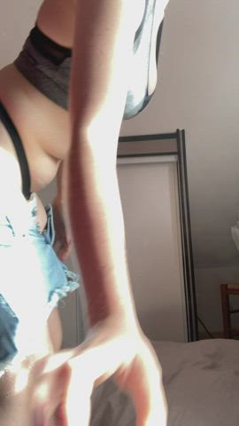 Would you let me park these cheeks on your face? - free porn video