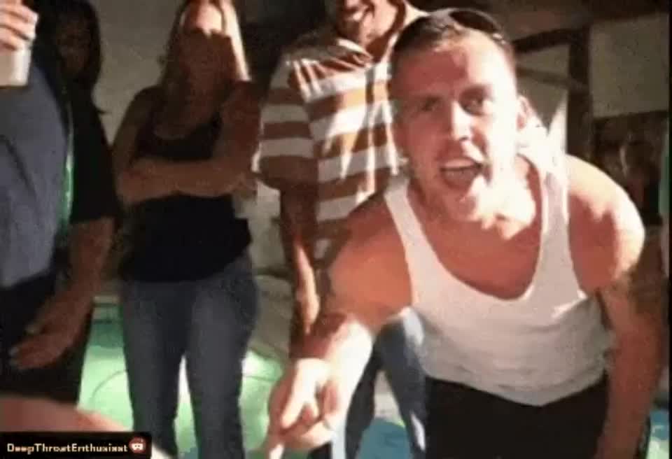 The Best Party Girl: Deep Throating Him in Front of All Others - free porn video