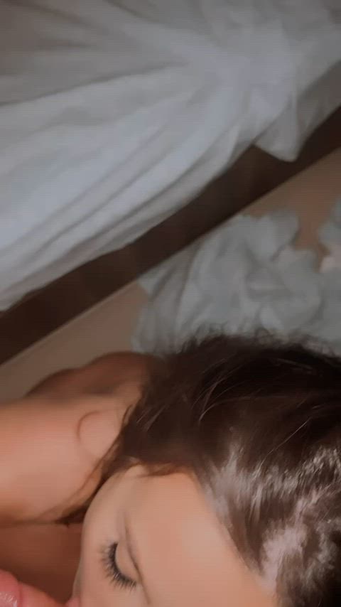 My bestfriend’s girl sucking my dick while he sleeps in the other room - free porn video