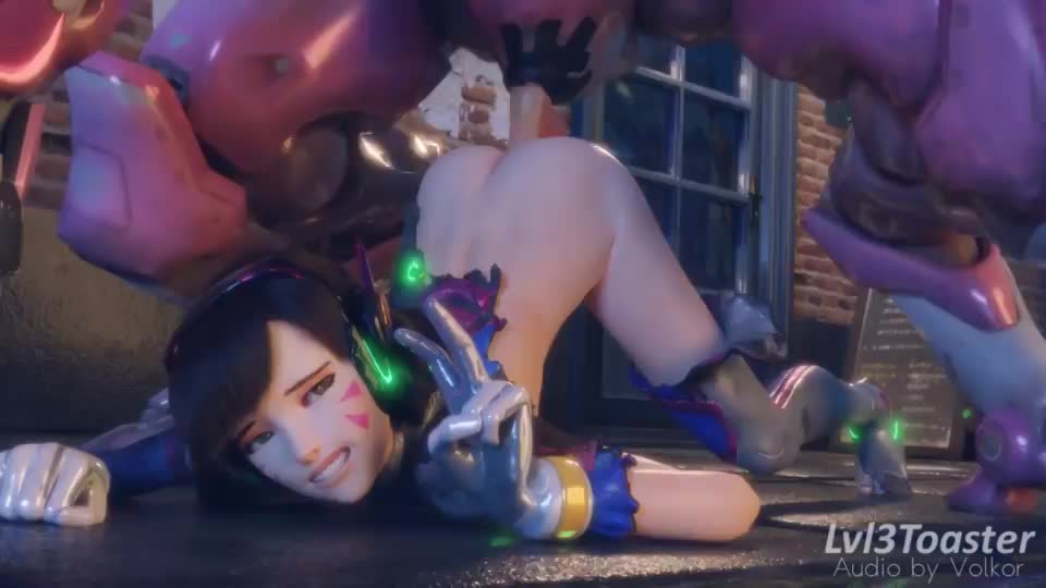 D.Va's mech got hacked (Lvl3Toaster) [Overwatch] - free porn video