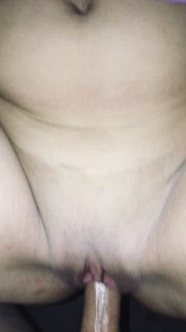 Her cuck husband was coming home last night & requested her to be filled & a video of it. This is what she sent him 😈 - free porn video