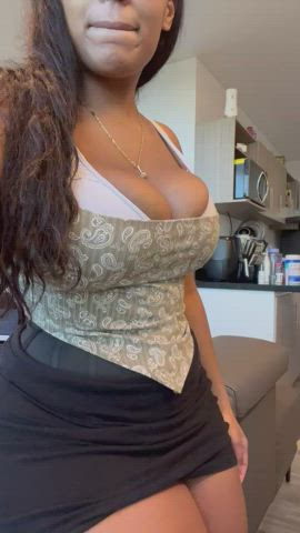Do you like how my big my tits are - free porn video