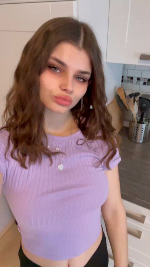 In the kitchen, where I should be haha... old enough to be used - free porn video