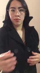 Was thinking about wearing this to university... good idea? 😋 - free porn video