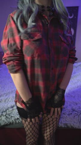 I'm your new big titty goth gf, ready to use me? 💕 - free porn video