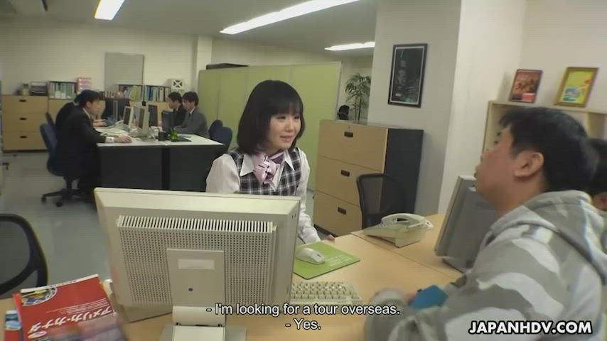 Sales Girl Shizuku Hutaba in an orgy with customers and her manager - free porn video