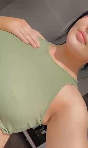 I hope my DDD tits make your day better 😈 - free porn video
